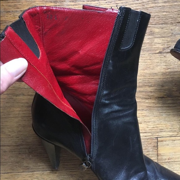 Leather Ankle Boots Made In The Mountains of Italy - Picture 4 of 5